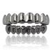 HIPHOP Hip Hop Gold Upper Lower Teeth, 8 Smooth Teeth Set_ipsvogv.com