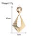 Unisex Niche Earrings Alloy Hollow Oblique Four Sided Long Earrings Simple Earrings_ipsvogv.com