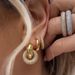 Women's Jewelry Cold Style Diamond Hoop Earrings Light Luxury High End Design Retro Micro Inlaid Zircon Earrings Ear Jewelry_ipsvogv.com