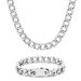 Men's Jewelry 10MM Diamond Studded Stainless Steel Cuban Chain Bracelet Personalized High Grade Titanium Steel Accessory Chain_ipsvogv.com