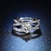 Live streaming one carat moissanite ring, intertwined with lives and three generations, engagement ring design_ipsvogv.com