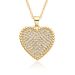 Necklace For Women, Internet Celebrity Love Zircon Niche Light Luxury New Design Pendant, Temperament Hot Style Advanced Micro Inlaid Necklace_ipsvogv.com