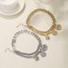 N11583ZA Metal Chain Necklace, Creative and niche Design, Minimalist Round Label Pendant, Collar Neckchain_ipsvogv.com