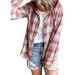 Women's Clothing autumn and winter new hooded sweatshirt buttoned casual shirt jacket_ipsvogv.com