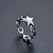 Unisex Ring Female Korean Version Of Simple Chain Open Ring Net Celebrity Fashion Personality Retro Style Jewelry_ipsvogv.com