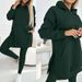 Women's Clothing sports leisure hooded sweatshirt thickened threaded leggings two piece suit_ipsvogv.com