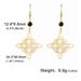 1 Pair Vintage Style Witch Knot Color Block Plating Hollow Out Stainless Steel Drop Earrings_ipsvogv.com