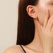 Women’s Jewelry Set Fashion Personality Colored Zircon Ear Buckles Copper Plated With Real Gold Ins Metal Style U Shaped Earrings Ear Clip Jewelry_ipsvogv.com