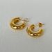 Spot Factory INS Fashionable Niche INS Retro Titanium Steel Solid SHINE Polished C Earrings_ipsvogv.com
