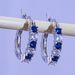 Cao Shi Pinduoduo Colorful Fashion Zircon Women's Versatile Earrings_ipsvogv.com