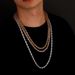 6MM thick twist chain color-retaining electroplating non-fading gold necklace hip hop men's chain_ipsvogv.com