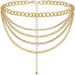 Rhinestone Chain Waist Chain Women's Fashion Multi-layer Metal Body Chain_ipsvogv.com
