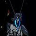 Popular domineering luminous Wolf King necklace men and women ins personalized disco jumping pendant hip hop design sense sweater chain fashion_ipsvogv.com