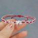 Sweet Bow, Hand Rope, Red Rope Bracelet, Girl's Heart, Woven Handmade, Versatile, Niche, Light Luxury, Best Friend,_ipsvogv.com