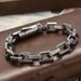 wz1166 High-End Rattan Grass Pattern For Men, Unique Simple Jewelry, Korean Style Hip-Hop Niche Design Bracelet_ipsvogv.com