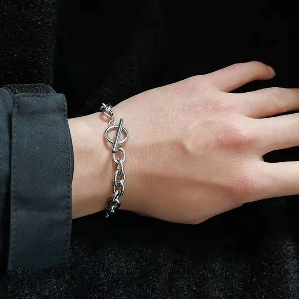 Bracelet OT Buckle Korean Men Ins Niche Women Hip Hop Trend Simple Cold Style Personality Design Cool Temperament_ipsvogv.com