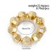 Fashionable Exaggerated Irregular CCB Beaded Women's Personalized Geometric Round Bead Bracelet_ipsvogv.com