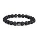 Beaded Bracelet White Turquoise Black Gallstone Tiger Eye Stone Volcanic Stone Map Stone 8mm Bracelet Men_ipsvogv.com
