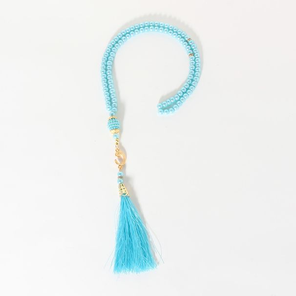 Muslim Islamic rosary bracelet hand held prayer beads Muslim 99 beads F24560 Prayer beads_ipsvogv.com