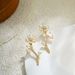Unisex Colored Zircon Earrings Versatile Ice Flower Earrings Niche Full Zircon Earrings_ipsvogv.com