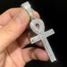 Cross Pendant Gold And Silver Punk Style Hip Hop Necklace Jewelry_ipsvogv.com
