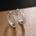 Cao Shi's Minimalist And Versatile Hip-hop Men's Buckles, Couple's Ear Rings, Niche Fashion Zircon Earrings_ipsvogv.com