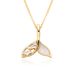 Fashion Korean White Copper Necklace For Women Trendy Micro Inlaid Brick Mermaid Tail Pendant High Quality Pendant Necklace_ipsvogv.com