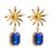 New Geometric Flower Fashionable Daisy Diamond Set Pearl Long Versatile Style Outdoor Earrings_ipsvogv.com