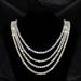 5mm Round Men's Tennis High-End Niche Jewelry Unisex Alloy Hip-Hop Style Necklace_ipsvogv.com