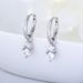 New S925 Sterling Silver Earrings, Small And Personalized Zircon Earrings, European And American Ins Style, Elegant Ladies' Silver Earrings_ipsvogv.com