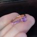Sanjie's New Ins Simple Silver Plated Simulated Zircon Ring For Booking Wedding Rings_ipsvogv.com