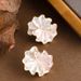 French Elegant Small Fragrance Style Diamond Inlaid Enamel Lotus Leaf Flower With Female Personality, Trendy And_ipsvogv.com