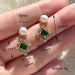 Cao Shi's French court style with pearl patterned temperament, diamond shaped , royal noble accessories, female_ipsvogv.com