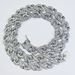 Unisex 8 Shaped Chain With Full Diamonds High Quality Alloy Men's Necklace Men's Hip Hop Cool Cuban Chain_ipsvogv.com