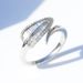 Cao Shi's New Leaf Women's Instagram Cool Wind Light Luxury Open Ring Simple and Fashionable Flower Adjustable Finger_ipsvogv.com