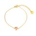 Women’s Jewelry Set Fashion Plated Stainless Steel Colorful Zircon Bracelet Internet Celebrity Hot Style Ins Fashion Diamond Thin Bracelet_ipsvogv.com