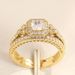 Cao Shi's Cross Inlaid Zircon Paired Ring For Women's Light Luxury Wedding Occasions, Fashionable And Popular Banquet_ipsvogv.com