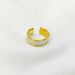 Adjustable Open Women's Genuine Gold Plated Enamel Glaze Fashion Cool Style Men's Ring_ipsvogv.com