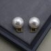 Women's Earrings French oversized pearl earrings, round small light bulbs, personalized niche design jewelry, women's accessories earrings_ipsvogv.com