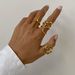 Women's Jewelry Quiet And Beautiful Design Gold Plated Open Ring Simple Personality Cold Style Hand Jewelry_ipsvogv.com
