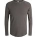 Men's Clothing Long-Sleeved Sports T-Shirt Cotton Training Suit Casual Thin Top Running Fitness Bottom_ipsvogv.com