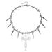 Dark Heavy Metal Rivets Thorns Punk Wind Collarbone Chain Cross Y2K Babes Necklace_ipsvogv.com