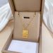 Full Body 【 Titanium Steel 】 Devil's Eye Cold Personality Extremely Simple Wind Furnace Real Gold Necklace Female 【 】_ipsvogv.com