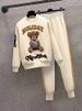 Women's Clothing Plush and thickened casual sports fashion suit autumn and winter new style net red sweater brown bear suit two piece suit_ipsvogv.com