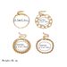 4-Piece Layered Chain Bracelet Set For Women - Minimalist Metal Jewelry In Gold & Silver_ipsvogv.com