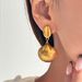 INS Fashionable Niche INS Retro Rococo Beach Ocean Shell Earrings_ipsvogv.com