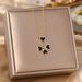 Korean Version Four Leaf Clover Love Titanium Steel Necklace For Women's Ins, High-end Mother Of Pearl Pendant,_ipsvogv.com