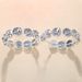 New Accessories Trendy Round Rhinestone Earrings European And American Fashion Nightclub Wind Super Flash Earrings Earrings_ipsvogv.com