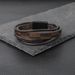 Casual Solid Color Pu Leather Men's Wristband_ipsvogv.com