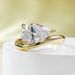 Women's Jewelry Water Drop Diamond Ring Fashion Basic 7*11 Single Diamond Ring S925 Silver Diamond Ring_ipsvogv.com